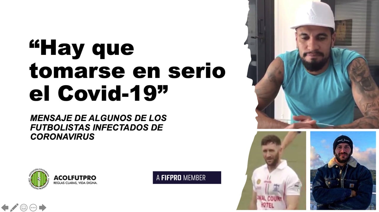 “Tomemos en serio el Covid-19”: mensaje de algunos de los futbolistas infectados en Europa