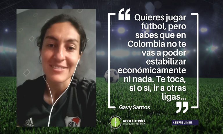 Gavy Santos reclama una base y un proyecto sólido para las futbolistas en Colombia