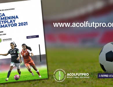 Informe de ACOLFUTPRO sobre la Liga Femenina BetPlay Dimayor 2021