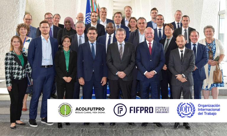 FIFPRO y Foro Mundial de Ligas firmaron revolucionario acuerdo en sede de la OIT