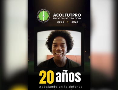 Los futbolistas reconocen la labor de ACOLFUTPRO en su aniversario 20