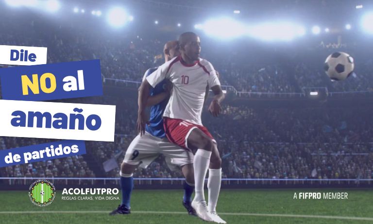 Campaña de ACOLFUTPRO | ¡Futbolista, por un fútbol limpio, dile no al amaño de partidos!