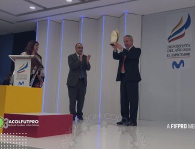 Reconocimiento a la labor de ACOLFUTPRO en los premios de EL ESPECTADOR